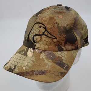 Sitka Gear Optifade Camo Hunting Hat Mens OSFM Brown Marsh Duck Logo Cap